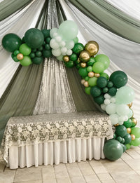 Pastel Rainbow Balloons Arch Garland Kit for Pastel Party Decor – Fun for Kids & Family - Green - image 4