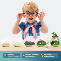 Ocean Light Up Terrarium Kit for Kids - Dinosaur - image 4