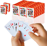 SHOWHIHI mini playing cards, 20 tiny red decks of 54 cards each, 1.65 inches tall