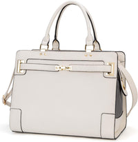 Fashion Pet Carrier Dog Cat Carrier Purse Soft-Sided Leather Handbag - Beige