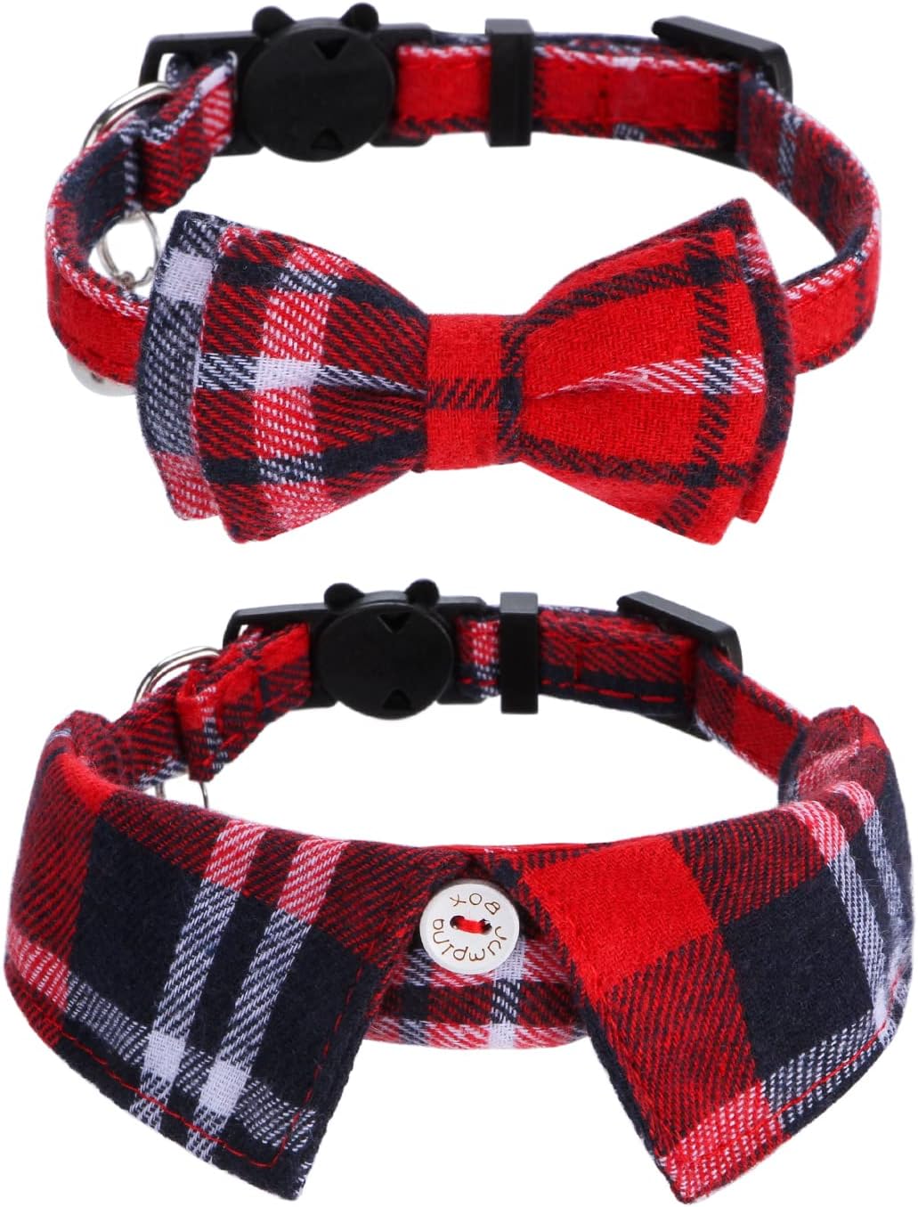 Faleela Breakaway Cat Collar with Bells - 2023new-Red