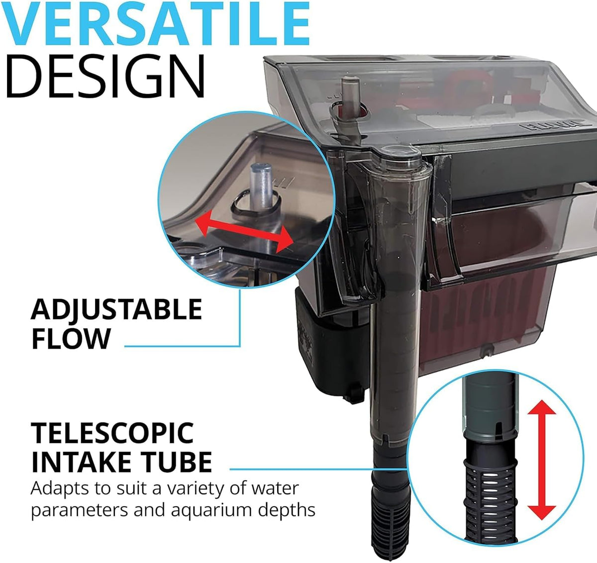 Fluval C4 Power Filter, Fish Tank Filter for Aquariums up to – Essentials for Fish - Filter / C3 - image 4