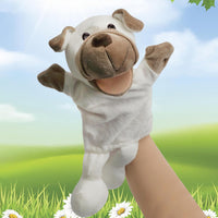 Easfan 12.5 inch plush puppy hand puppet with movable mouth and soft fur - view 10