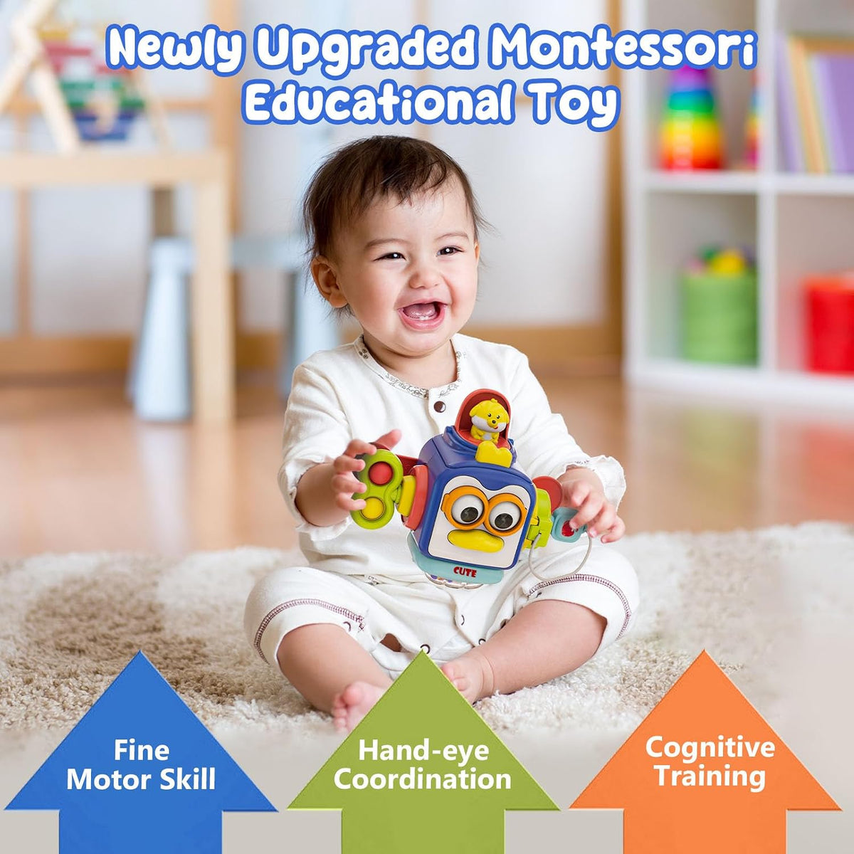 OSIMILY Toys for 1 Year Old Boy - Blue - image 2