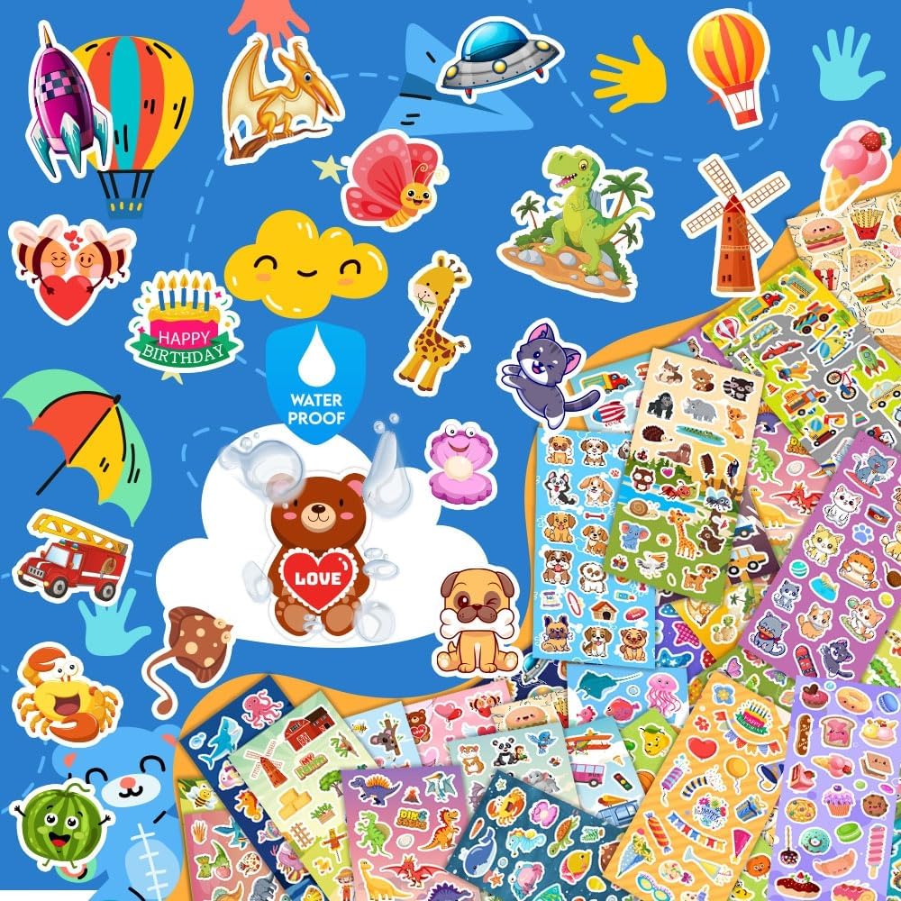 48 Sheets Stickers for Kids - 24 stickers for kids - image 3