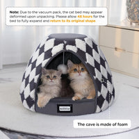BALANCE Cat Beds for Indoor Cats - 19"L x 19"W x 16"Th / Dark Grey - image 2