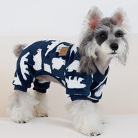 Cow Dog Sweater, Dog Winter Clothes for Small Medium Dogs Girl Boy Fleece Pet Pajamas for Winter - Polar Bear / X-Large(Chest:18.9-21.6") - image 3