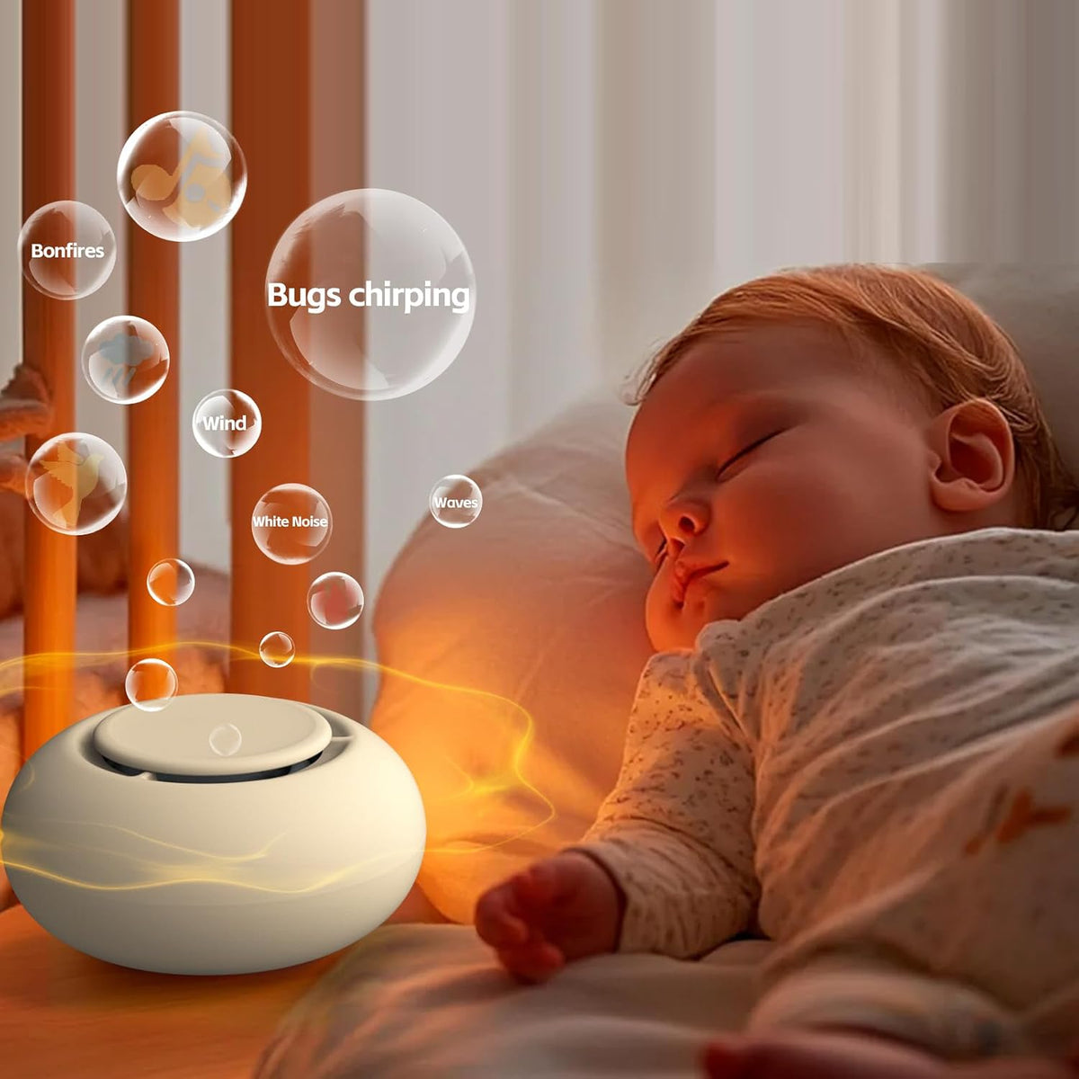 Portable Baby Sound Machine & Essentials for Babies & Kids-Putty – Fun for Kids & Family - Putty - image 4
