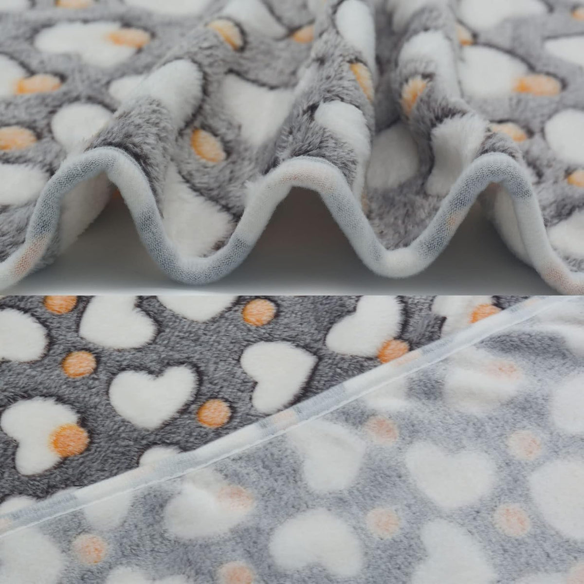 1 Pack 3 Puppy Blanket, Fleece Pet Small Dog Blanket for Puppy Cat, 40"x30" – Essentials for Dogs - Medium(29"x20") / Love/Series - image 4