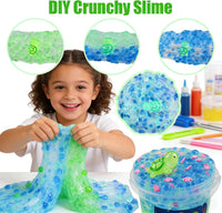 Charming Blue Crunchy Fishbowl Bead Slime - Clear - image 4