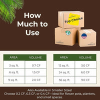 Premium Organic Wood Mulch for Gardens, Landscaping, Potted Plants, and Vegetable Gardens (0.2 CF - 4.8 L - 5 QTS)