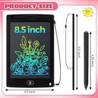 Zhehao LCD writing tablets for kids, 32 colorful 8.5 inch erasable doodle boards - view 23