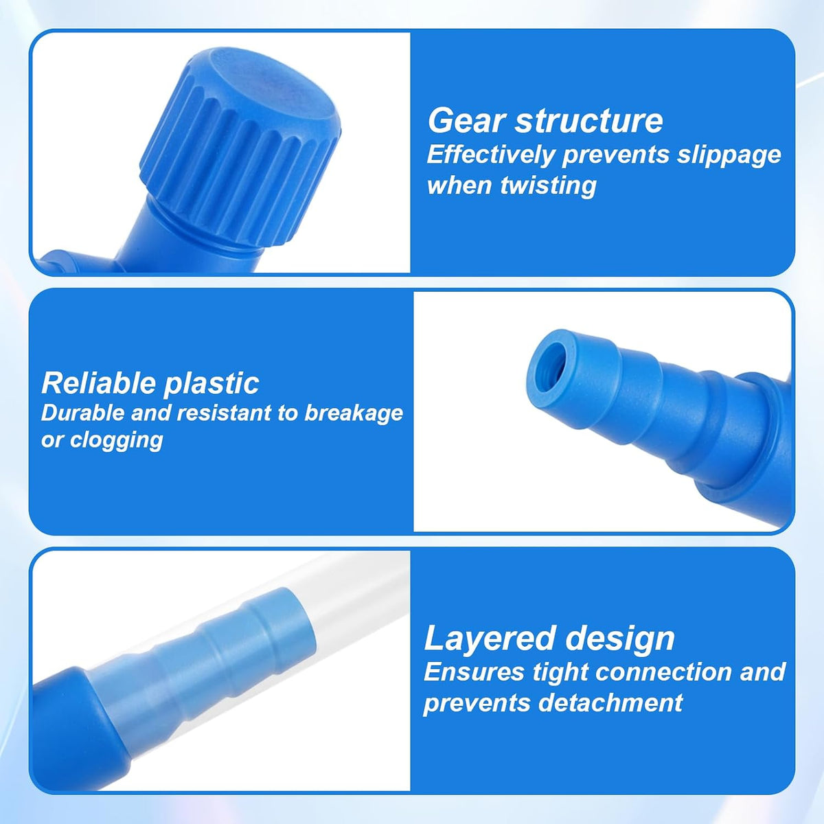 Psyqtsuary Aquarium Air Valve - Blue - image 3