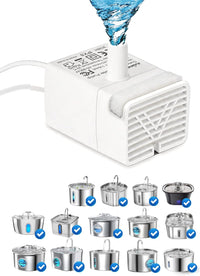 Oaqfvunt JY-830 USB submersible replacement pump for cat and dog water fountains