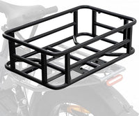 AWQM Large Ebike Basket, Waterproof Metal Electric Bicycle Basket, Quick Assemble Bike Accessories Rear Cargo Rack for Picnic, Pet, Sports