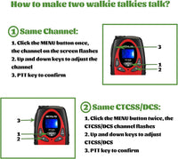 Retevis RT628 Walkie Talkies for Kids - Red / 2 - image 4