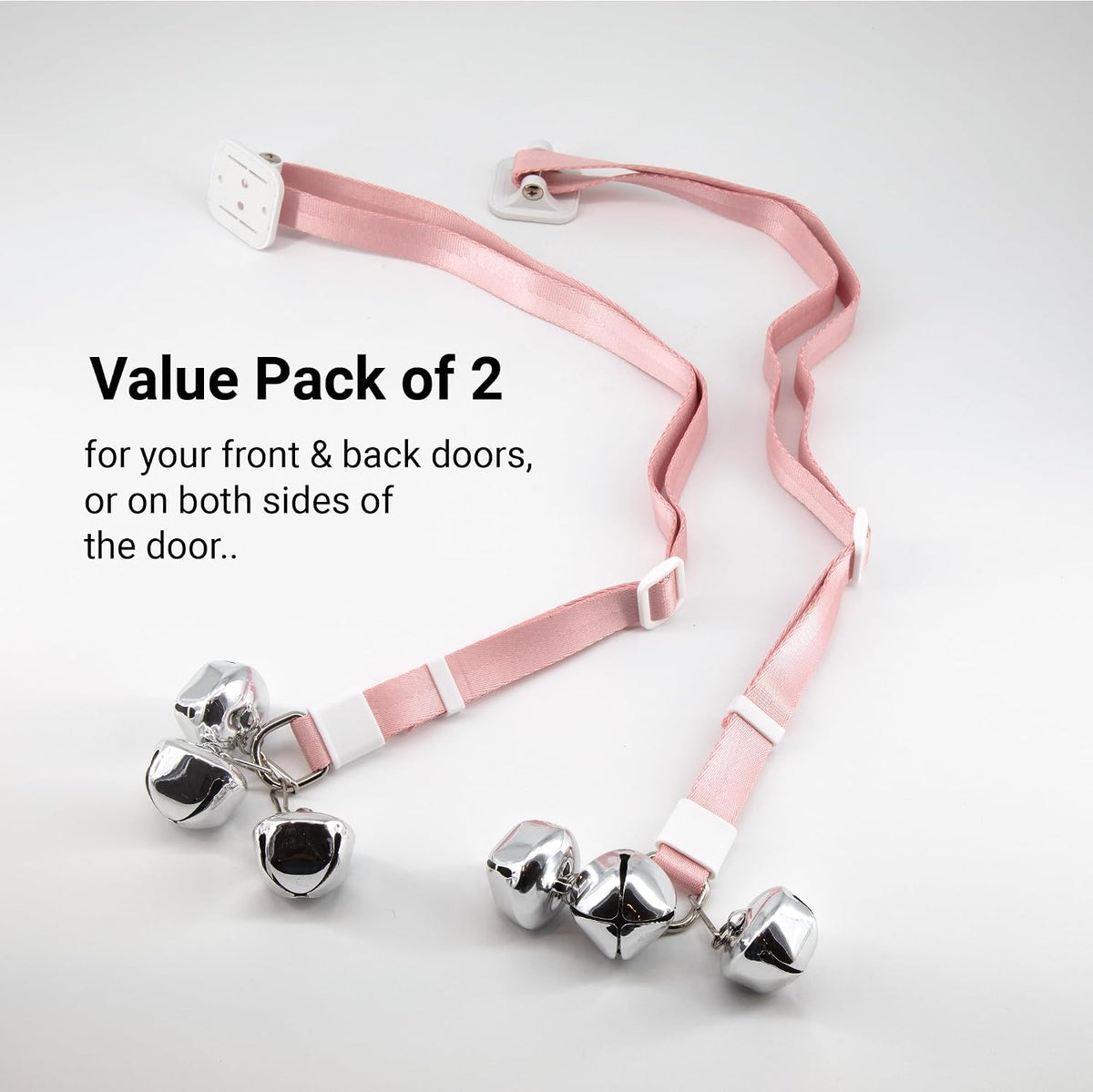 SVD.PET Puppy Bell Doorbell, Dog Bell for Potty Training - 2-PACK / Pink - image 2