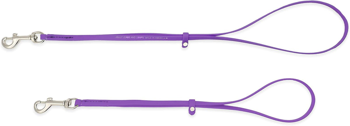 Jelly Pet Grooming Loop for Dogs - Medium 3/8" x 24" / Purple - image 2
