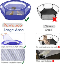 Pawaboo Small Animal Playpen, Waterproof Portable Pet Cage Tent - H-Indigo / 1 - image 3