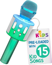 Move2Play, Kids Karaoke Microphone - Green/Blue