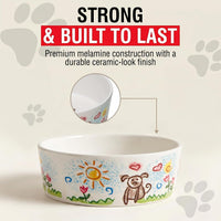 Loving Pets Dolce Moderno Dog Bowl - Small / Puppy Forever - image 2