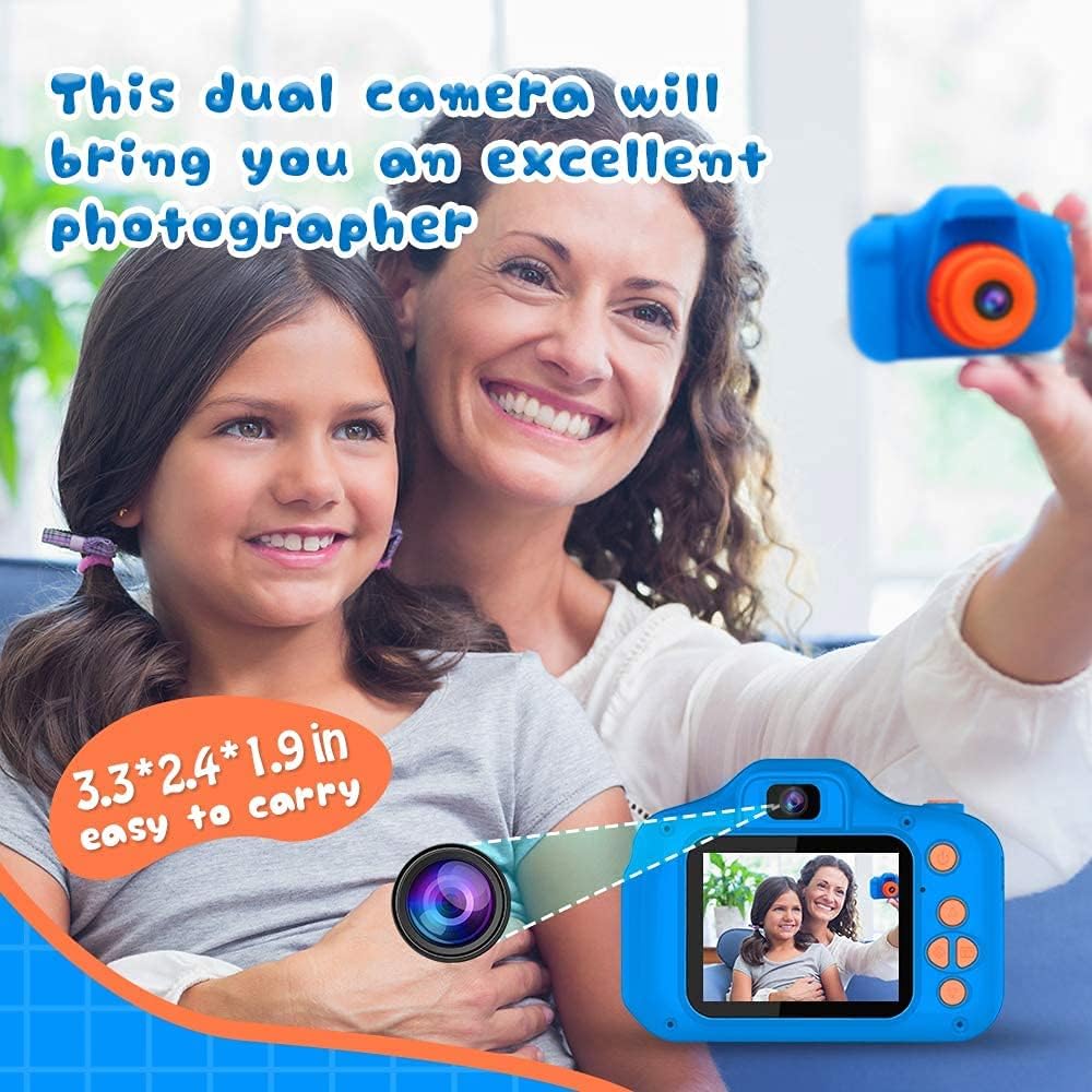 Dylanto Upgrade Kids Selfie Camera - Orange - image 3