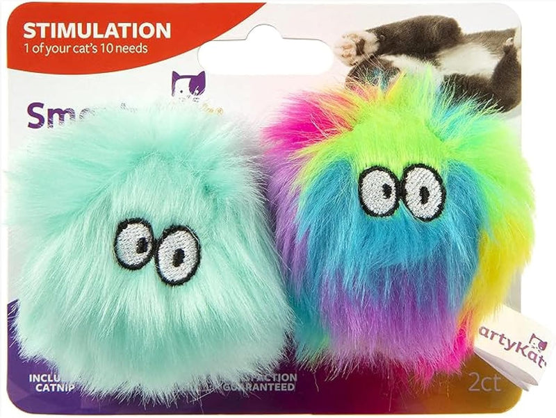 SmartyKat Magic Mice Compressed Catnip and Ribbon Cat Toys - Fuzzy Friends / 2