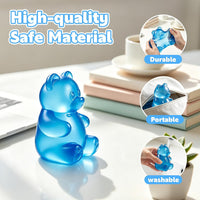 Bear Squishy, Stress Bear Taba Squishy - Blue - image 3