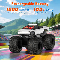 Amphibious Remote Control Car - Light Silver - image 4