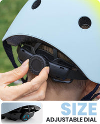 OutdoorMaster Kids Bike Helmet, Adjustable for Cycling & Skating – Fun for Kids & Family - Blue Shades / Small: 46-52cm / 18.1"-20.5" - image 3
