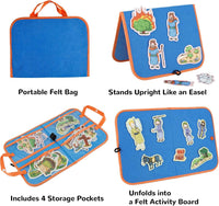 CHEFAN Noah's Ark Felt Board Bible Stories - Adam and Eve & Other 3 Bible Stories Set - image 3
