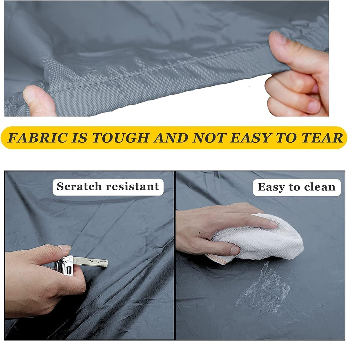 Dog Bed Covers 53L × 43W × 5H Inch Washable Grey Thickened Waterproof - XX-Large-53" L × 43" W × 5" H / Grey - image 4