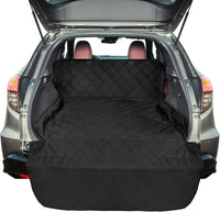 SUV Cargo Liner for Dogs - Trunk Cover for SUV with Bumper Flap Protector – Essentials for Dogs - A-Black / Standard: 55" x 91"