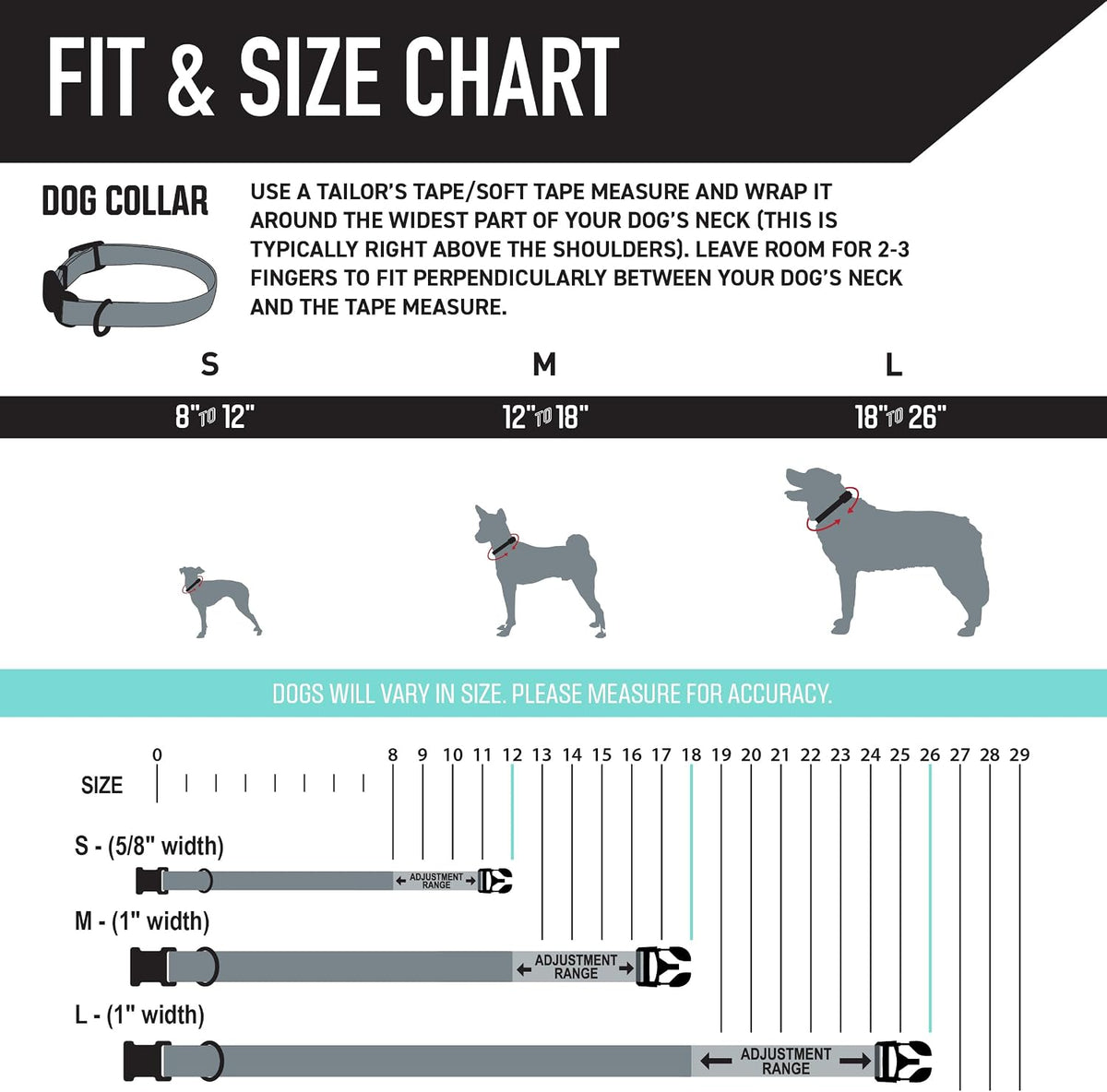 Wolfgang Heavy Duty, Adjustable Dog Collar with Quick Release Nylon Buckle for Walking & Training - Large (1 Inch x 18-26 Inch) / MarbleSwirl Print - image 4