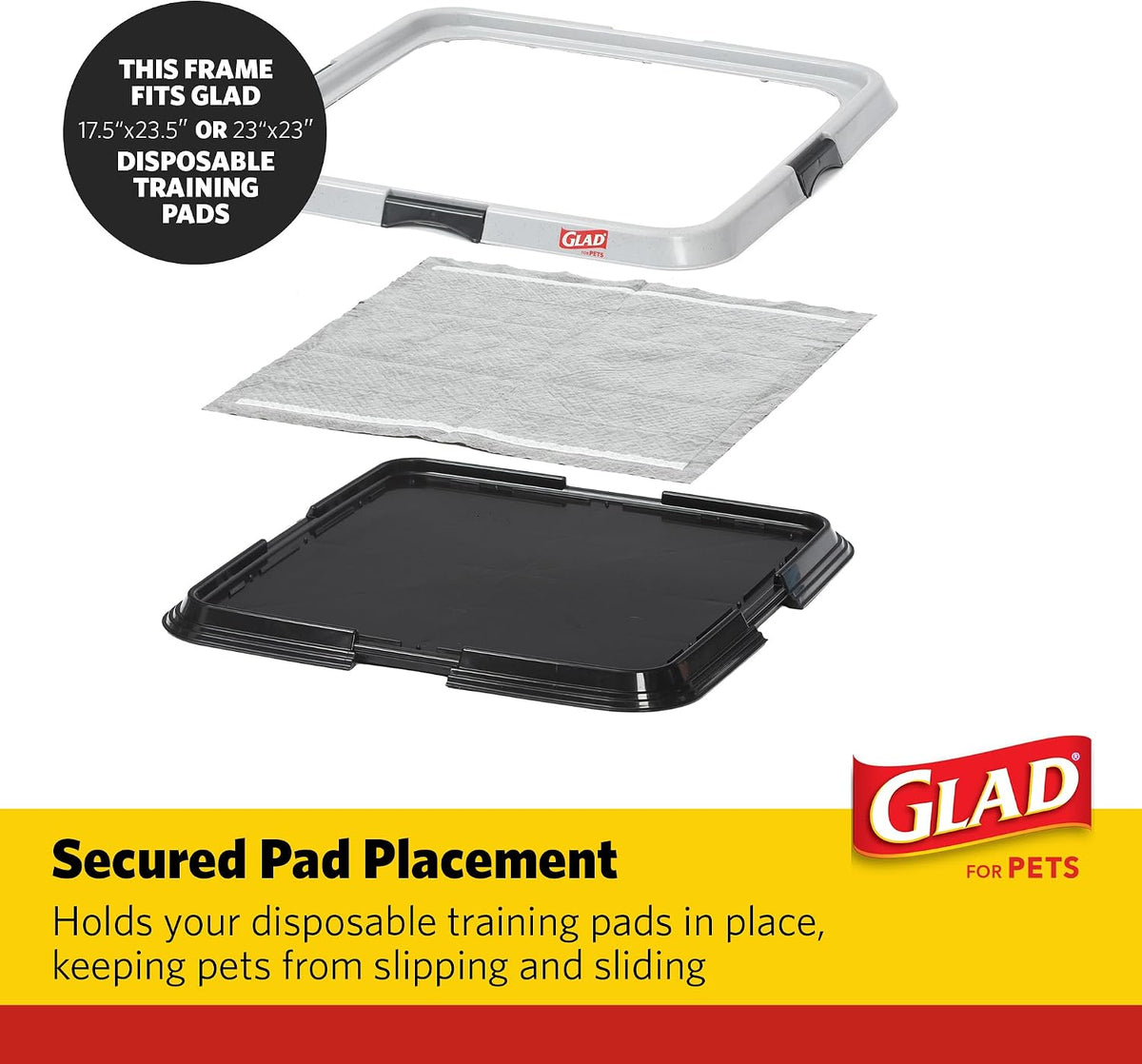 Glad for Pets Puppy Potty Training Pad Holder Tray - image 3