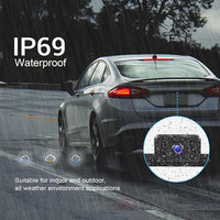 Hikity Wireless Backup Camera 5 Inch Rear View Camera Monitor Kit-Digital Stable Signal, DIY Guide Lines, IP69 Waterproof, Super Night Vision, Wireless Reverse Camera for Cars