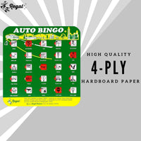 Regal Games Finger-Tip Shutter Bingo Cards with Sliding Windows - Green - image 4