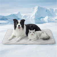 furrybaby Dog Cooling Mat, Self Cooling Mat for Large Dogs& Cats - Grey / 48"x30"(X-Large)