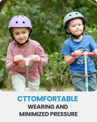 OutdoorMaster Kids Bike Helmet, Adjustable for Cycling & Skating – Fun for Kids & Family - Lavender / Medium: 20.5-21.7 in. / 52-55 cm - image 2