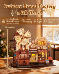 CUTEBEE 3D Wooden Puzzle for Adults - Bread Factory - image 2