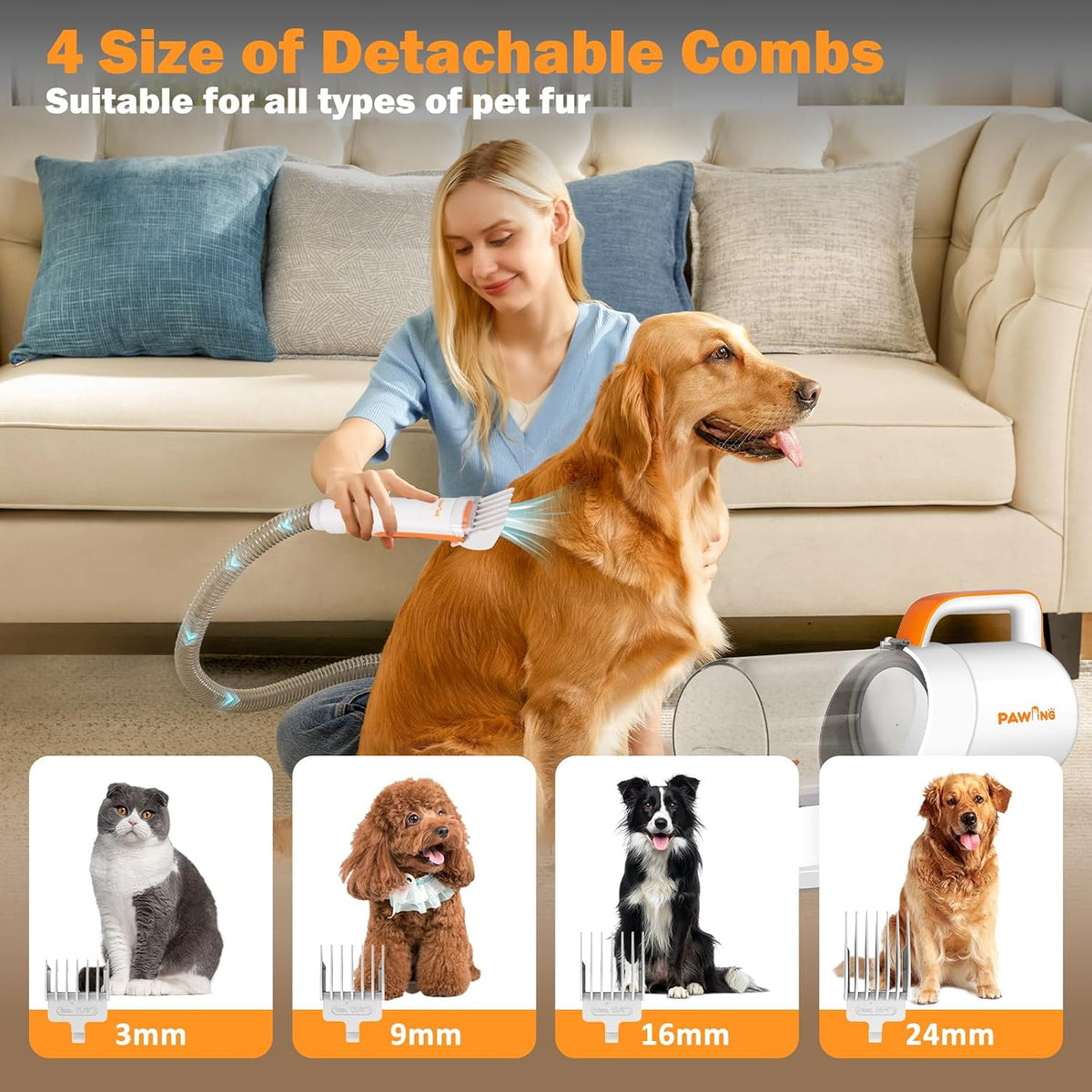 PAWING Dog Grooming Vacuum - image 4