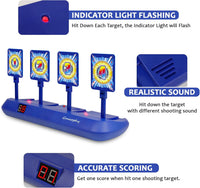 Digital Shooting Targets with Foam Dart Toy Blaster for Kids Shooting - image 4