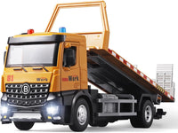 OANMYJJO diecast toy crane truck with extended boom and telescoping hook - view 3