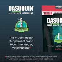 Nutramax Dasuquin Joint Health Supplement for Large Senior Dogs – for Immune Support, Skin & Coat Health, and Brain Health, 84 Soft Chews