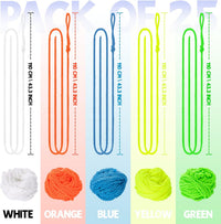 MAGICYOYO 100% Polyester Professional Yoyo Strings for Responsive - 25 Yoyo Strings-Blue, Green, White,Yellow, Orange - image 3