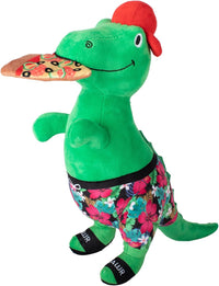 Fringe Studio Dog Plush Pet Toy with Squeaker - Pizzasaurus