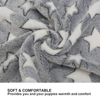 1 Pack 3 Puppy Blanket, Fleece Pet Small Dog Blanket for Puppy Cat, 40"x30" – Essentials for Dogs - Medium(29"x20") / Star/Series - image 4