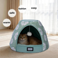 BALANCE Cat Beds for Indoor Cats - 21"L x 21"W x 16"Th / Green - image 3