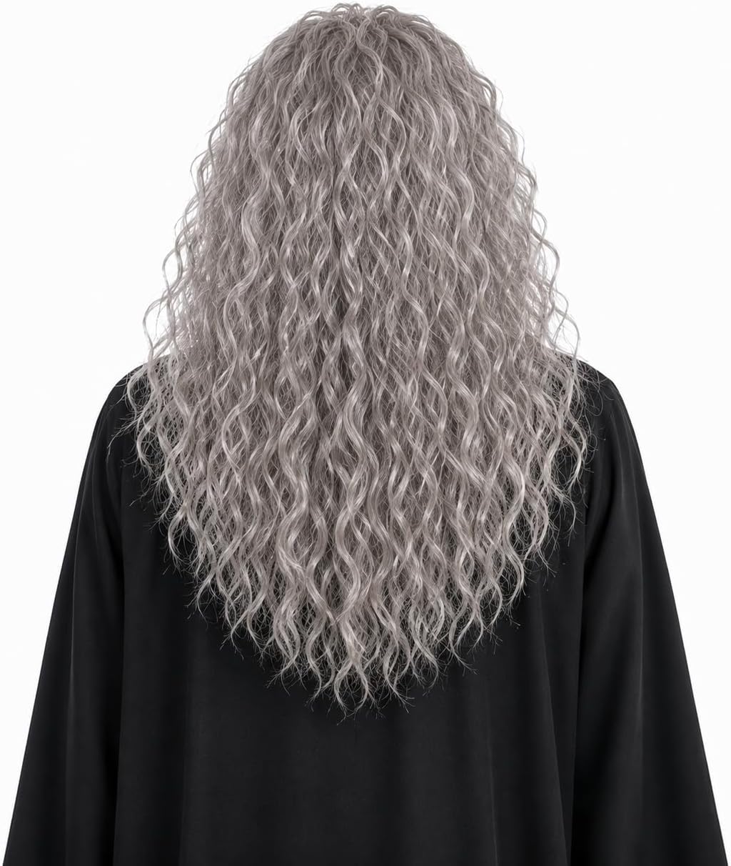 Grey Wizard Wig and Beard - image 2