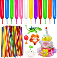 260 Clear Long Balloons for Animals - Multi